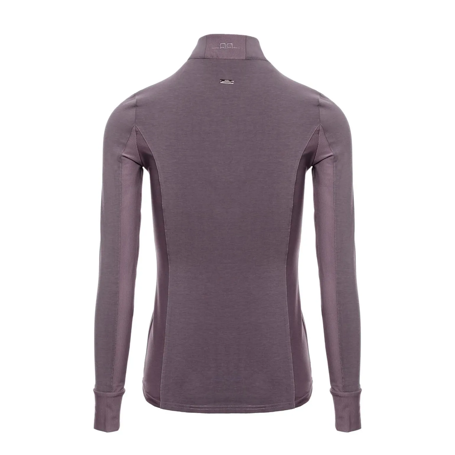 AA CleanCool Langarmshirt mit halbem Reißverschluss