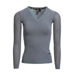 AA Damenpullover mit perforierten Ärmeln