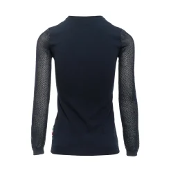 AA Damenpullover mit perforierten Ärmeln