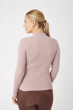 Aca Damen Rippstrickpullover