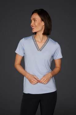 Active Stripe Damen Funktionsshirt