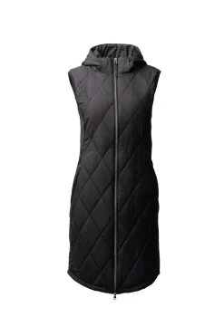 Agnetha Damen lange wattierte Weste