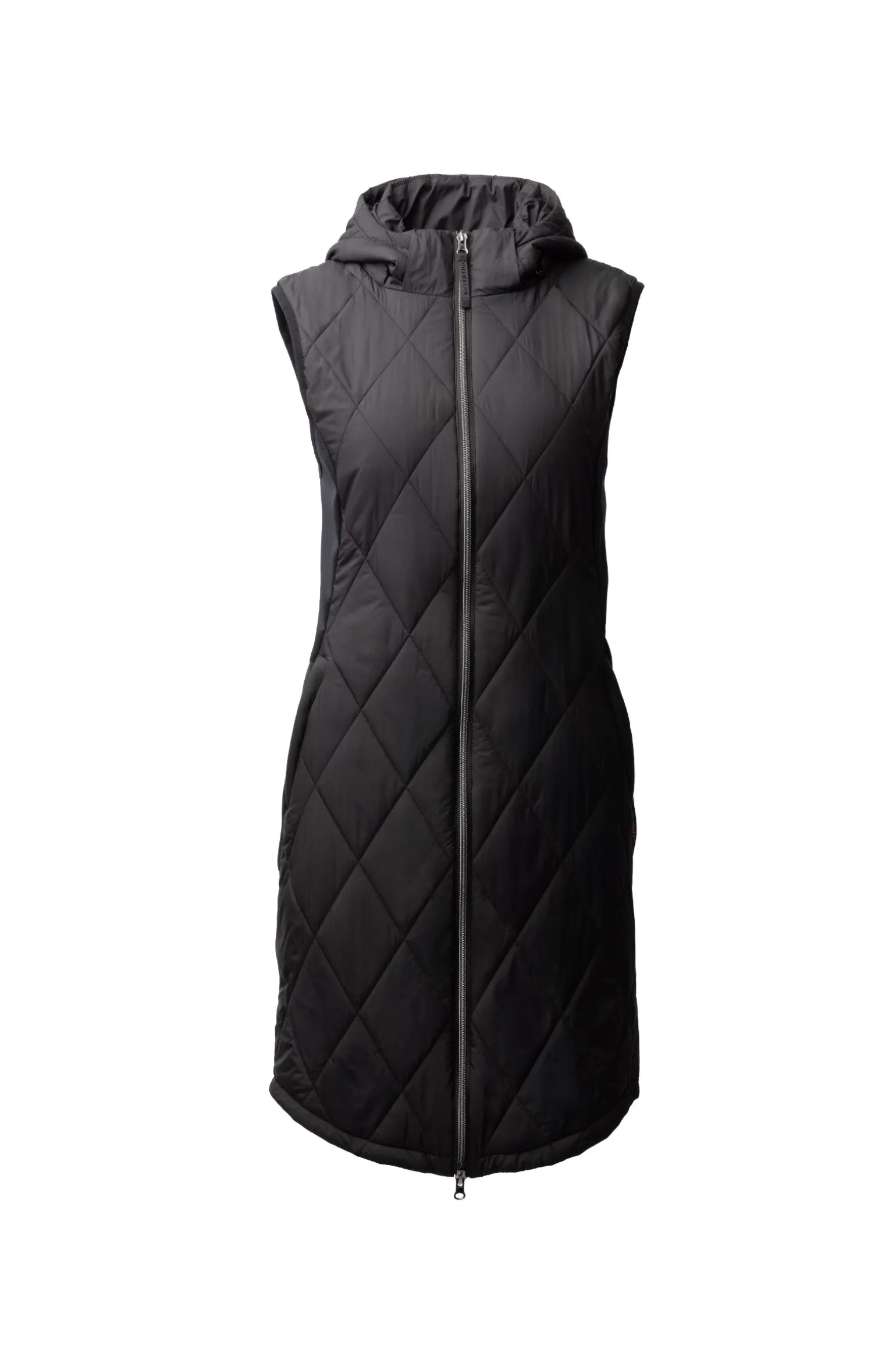 Agnetha Damen lange wattierte Weste