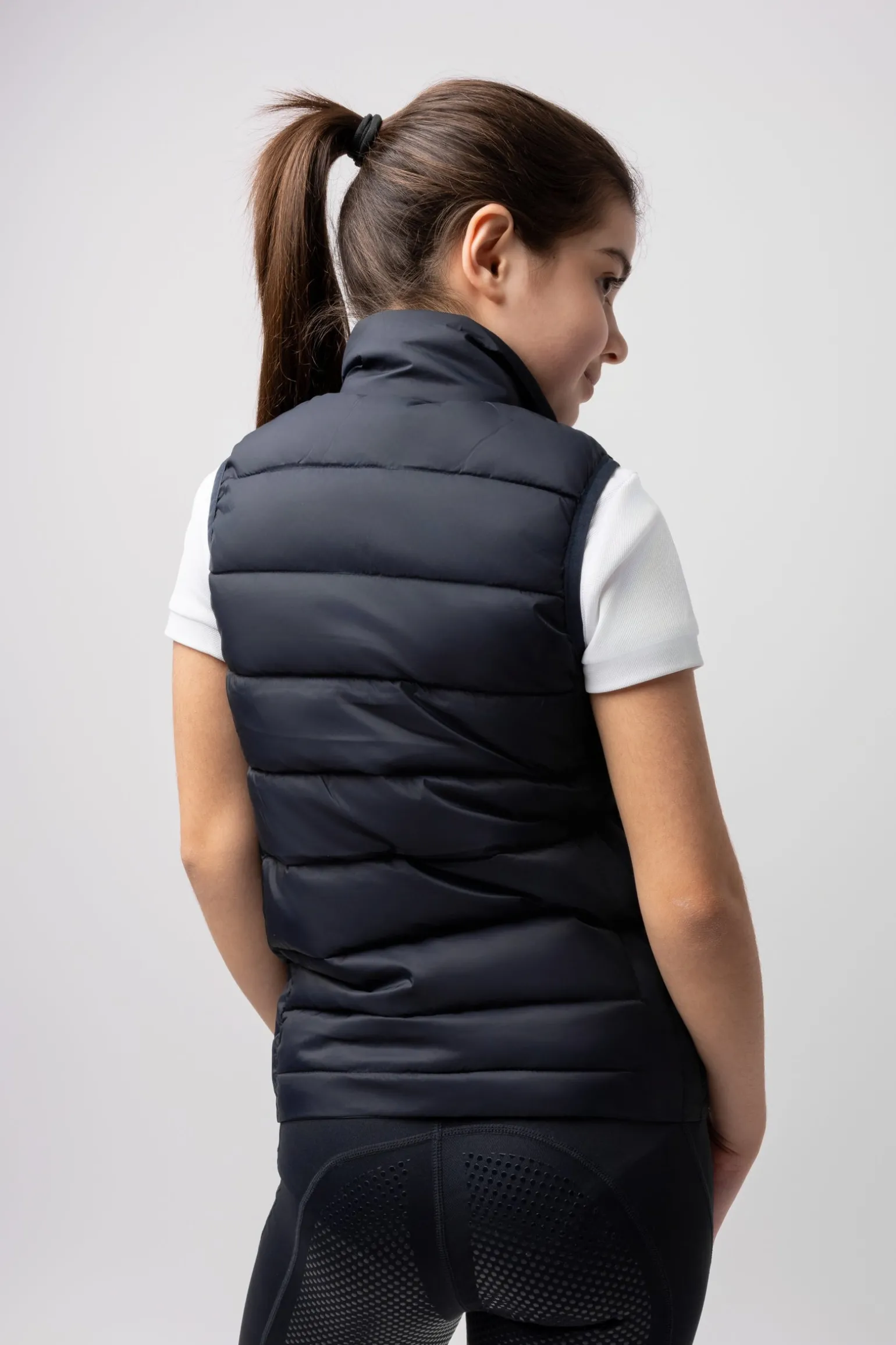 Amber leicht gefütterte Reitweste für Kinder