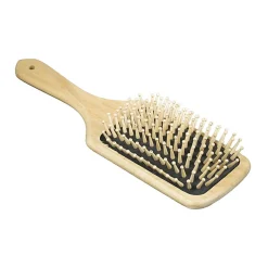 Antistatische Mähnen- u. Schweifbürste mit Holzrücken