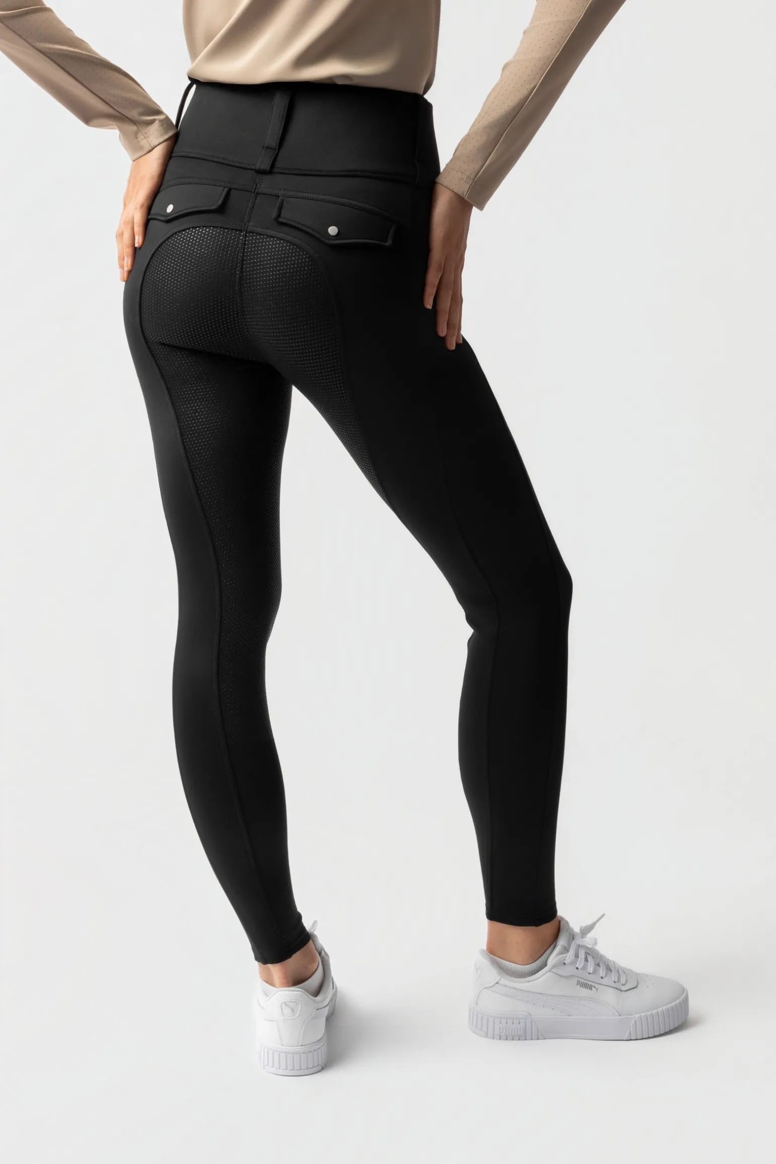 Anya Damen Hybrid Thermo-Reithose mit Fullgrip