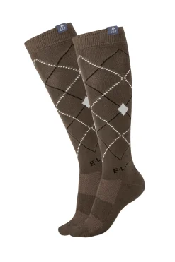 Argyle atmungsaktive Reitsocken