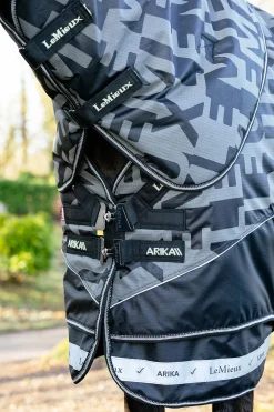 Arika reflektierende Weidedecke mit abnehmbarem Halsteil, 200 g