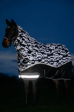 Arika reflektierende Weidedecke mit abnehmbarem Halsteil, 0 g
