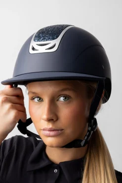 Arix II Reihelm mit Kristallverzierung