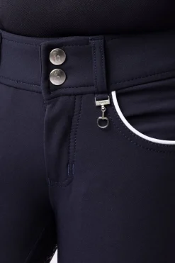 Aubrey Kinder Reithose mit Vollbesatz mit Silikon und hohem Bund