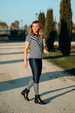 Bedruckte Reitsocken mit schmalem Schaft