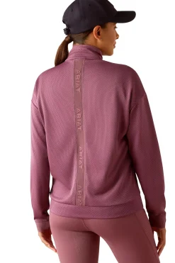 Breathe Damen Sweatshirt mit 1/2 Reißverschluss
