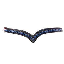 Browband 1 row crystals