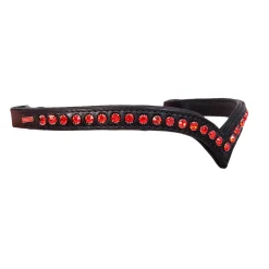 Browband 1 row crystals