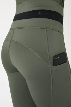 Caitlin Damen High Waist Reitleggings mit Vollgrip