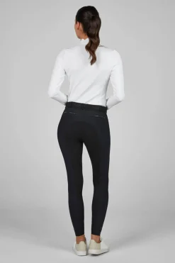 Ceelina Damen Reitleggings mit Vollbesatz in Lederoptik