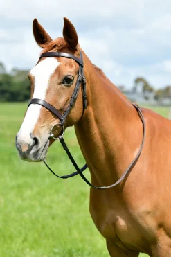 Classic flache Jagdtrense mit Zügeln