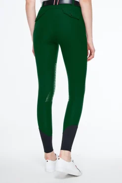 Classic Style Damen Kniebesatz Reithose