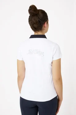 Claudine Damen Kurzarm-Poloshirt