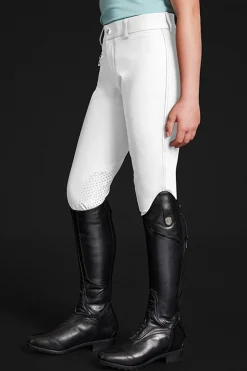 Crown Kinderreithose mit Kniebesatz