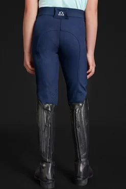 Crown Kinderreithose mit Kniebesatz