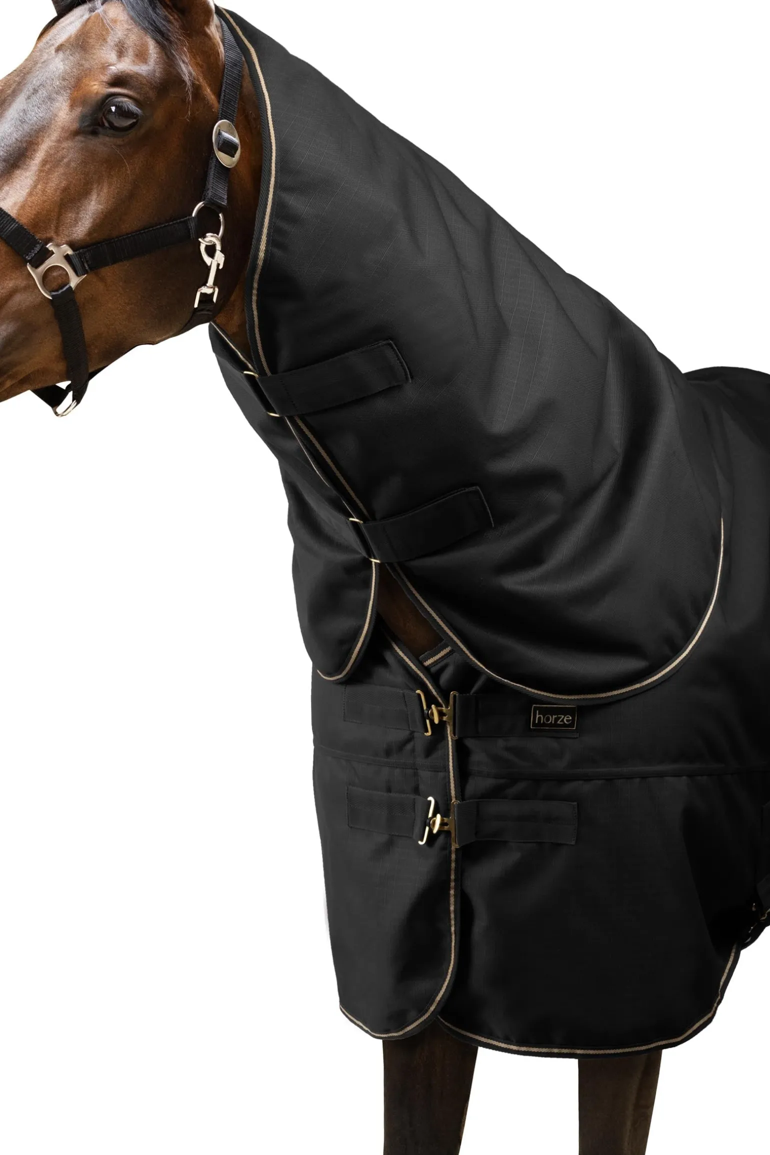 1200D Weidedecke mit abnehmbarem Halsteil, 200 g