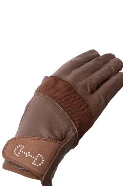 Damen Leder Reithandschuhe