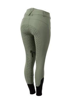 Damen Reithose mit Silikonvollbesatz und hohem Bund