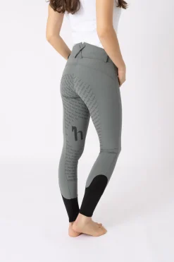 Damen Reithose mit Silikonvollbesatz und hohem Bund
