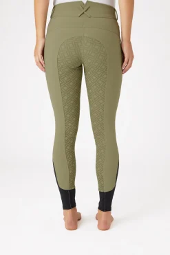 Damenreithose mit Vollbesatz und hohem Bund