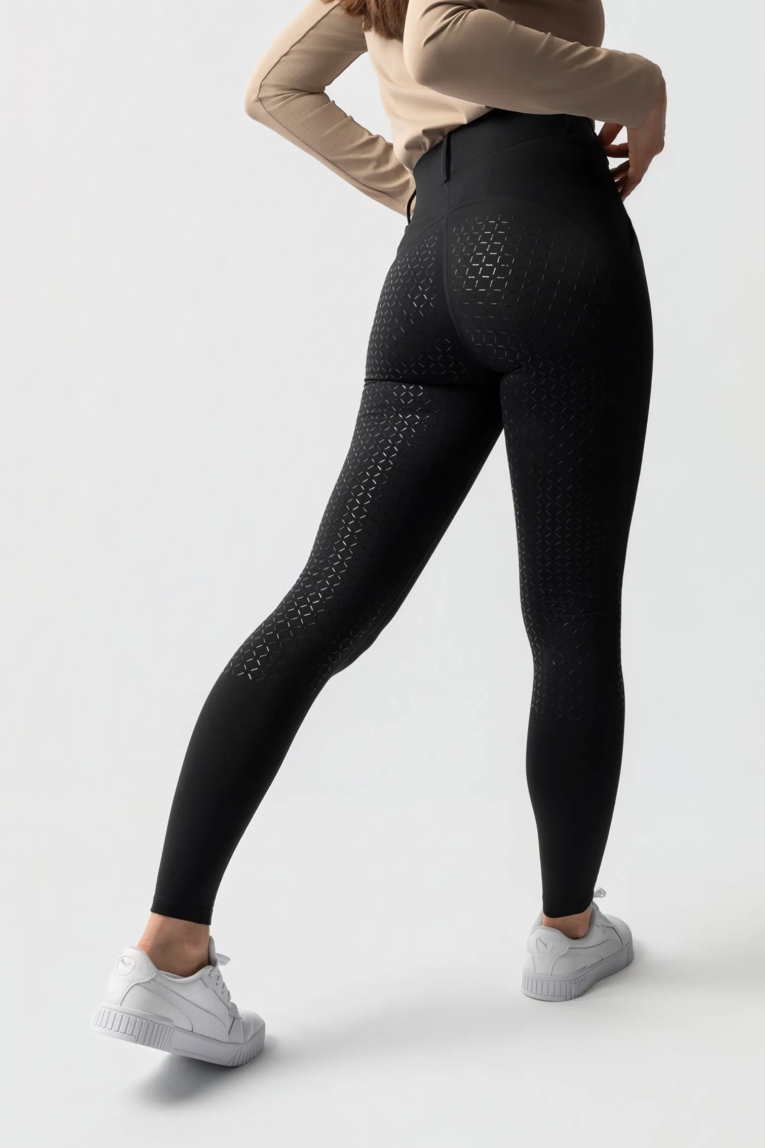 Dea Damen Winter Reitleggings mit Vollbesatz