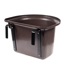 Eimer mit flacher Rückseite