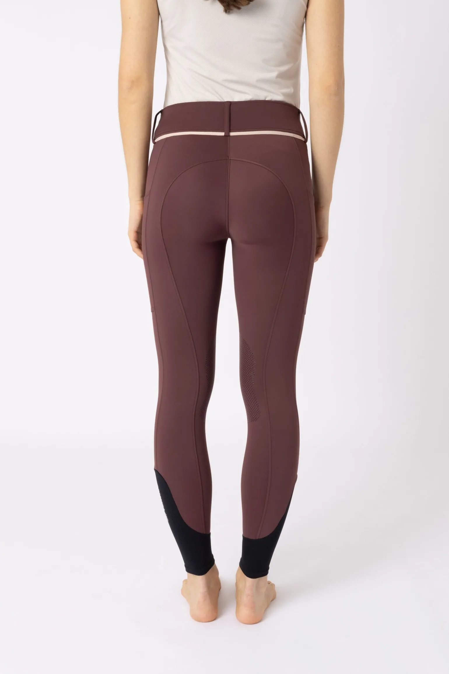 Elea Damen Kniebesatz Reithose