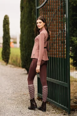 Elea Damen Kniebesatz Reithose