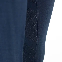 Elle Damen Reithose mit Vollbesatz in Jeansoptik mit Silikon Grip