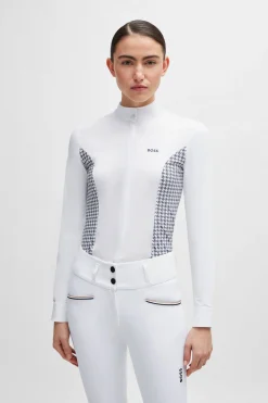 Emma Turnierbluse Houndstooth