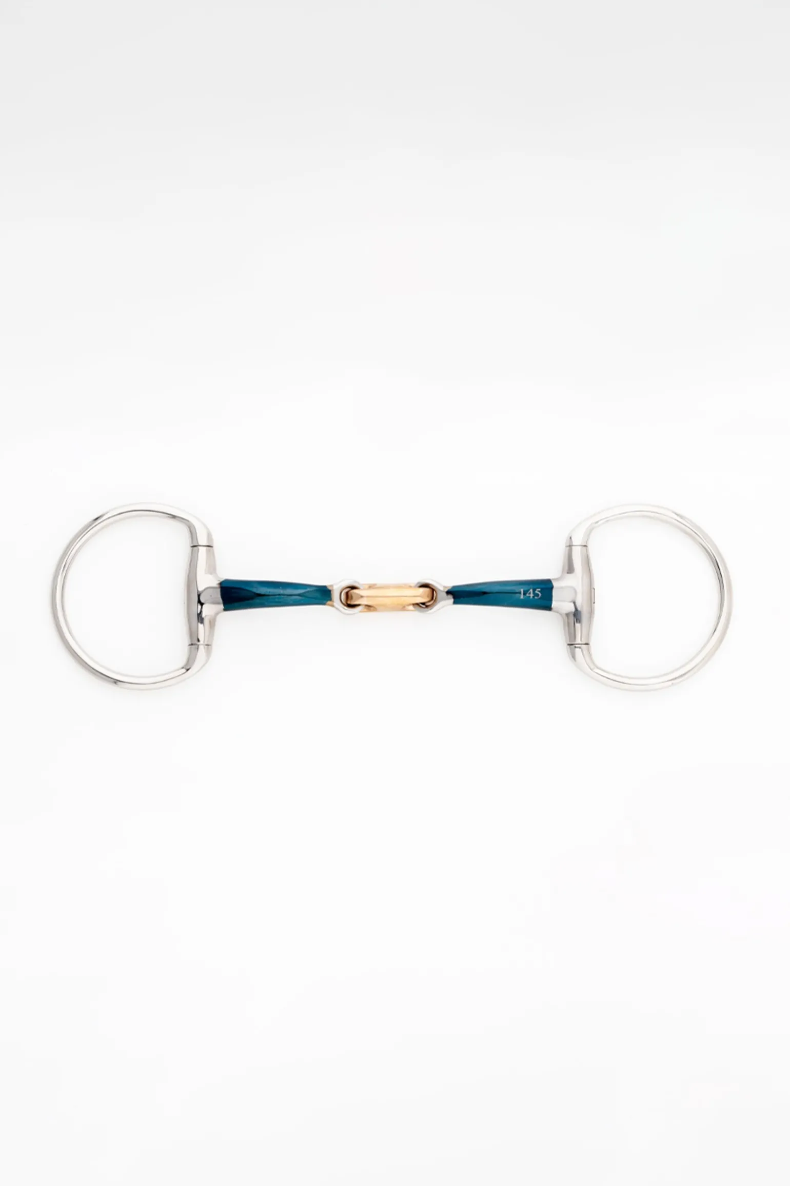 ergonomisches Olivenkopfgebiss, doppelt gebrochen, 14 mm