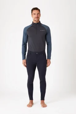 Ethan funktionale Herren Reithose mit Kniebesatz