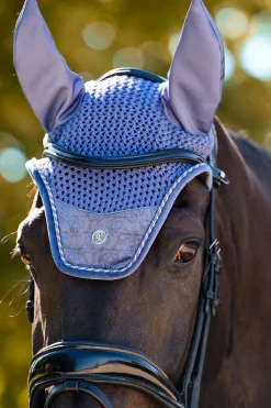 Fliegenhaube Velvet Monogram