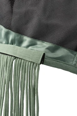 Fliegenmaske mit Fransen für Nasenschutz