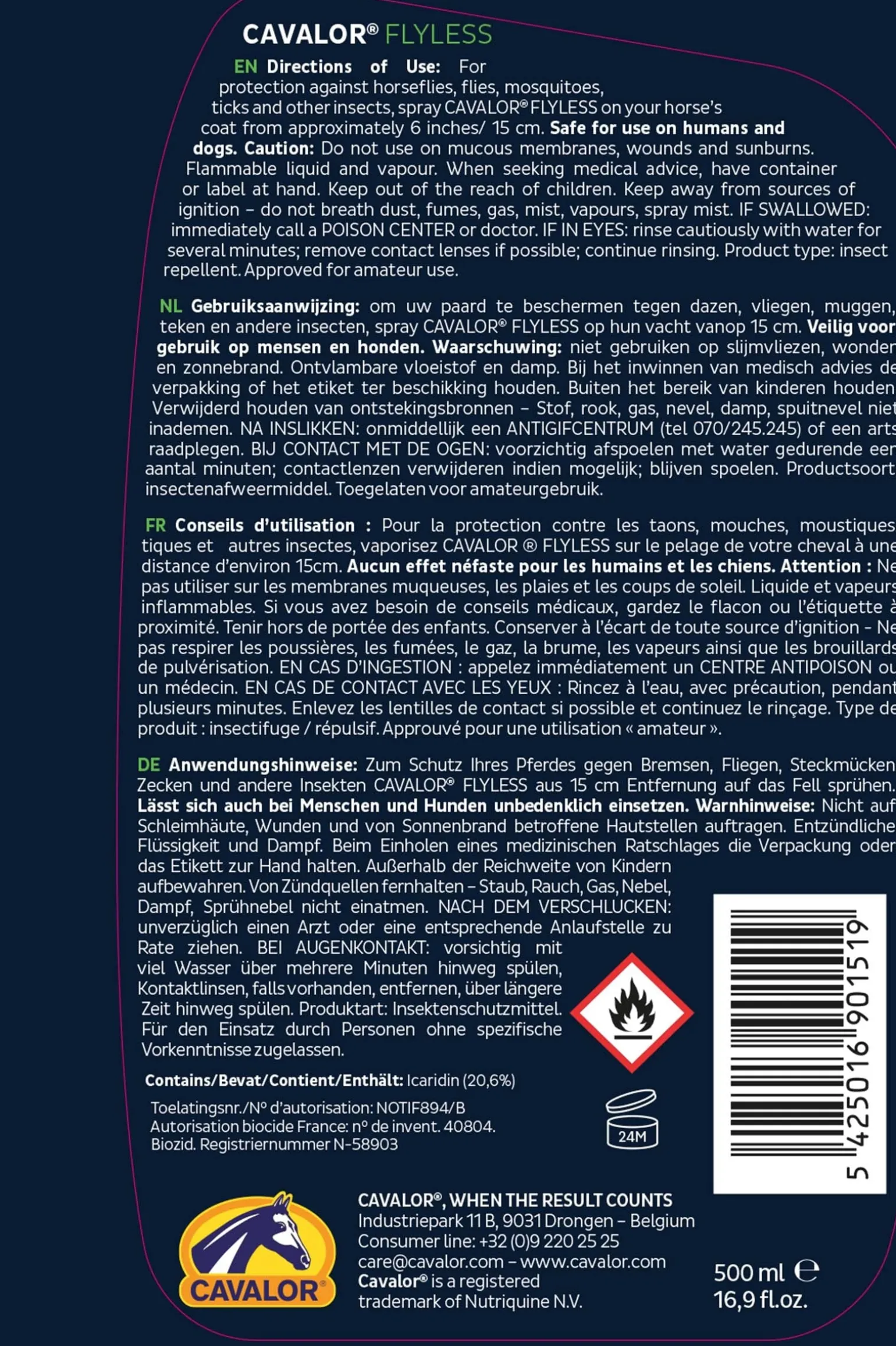 Flyless, Fliegenspray, 500ml