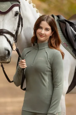 Frances Damen-Fleece mit Viertelreißverschluss