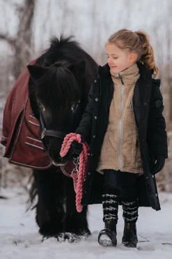 Fuzzy Kinder Fleecejacke