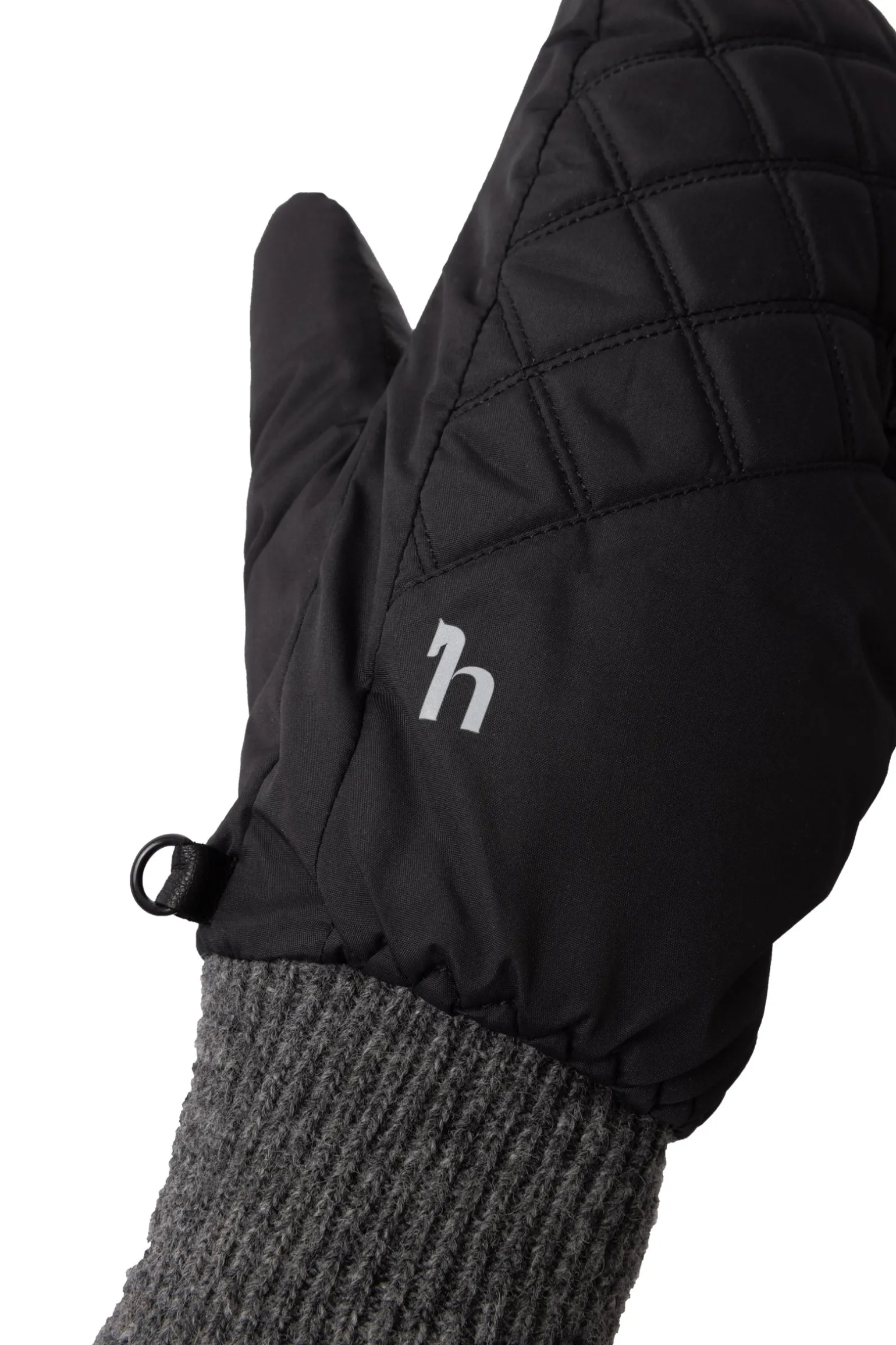 gefütterte 3-Finger-Fäustlinge für den Winter