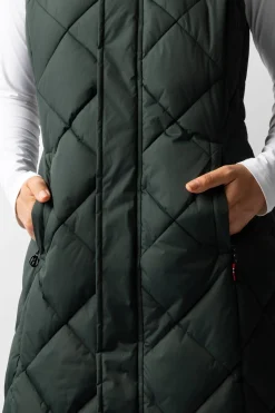 Gem Damen lange gefütterte Reitweste