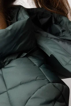 Gem leicht wattierter Damenmantel