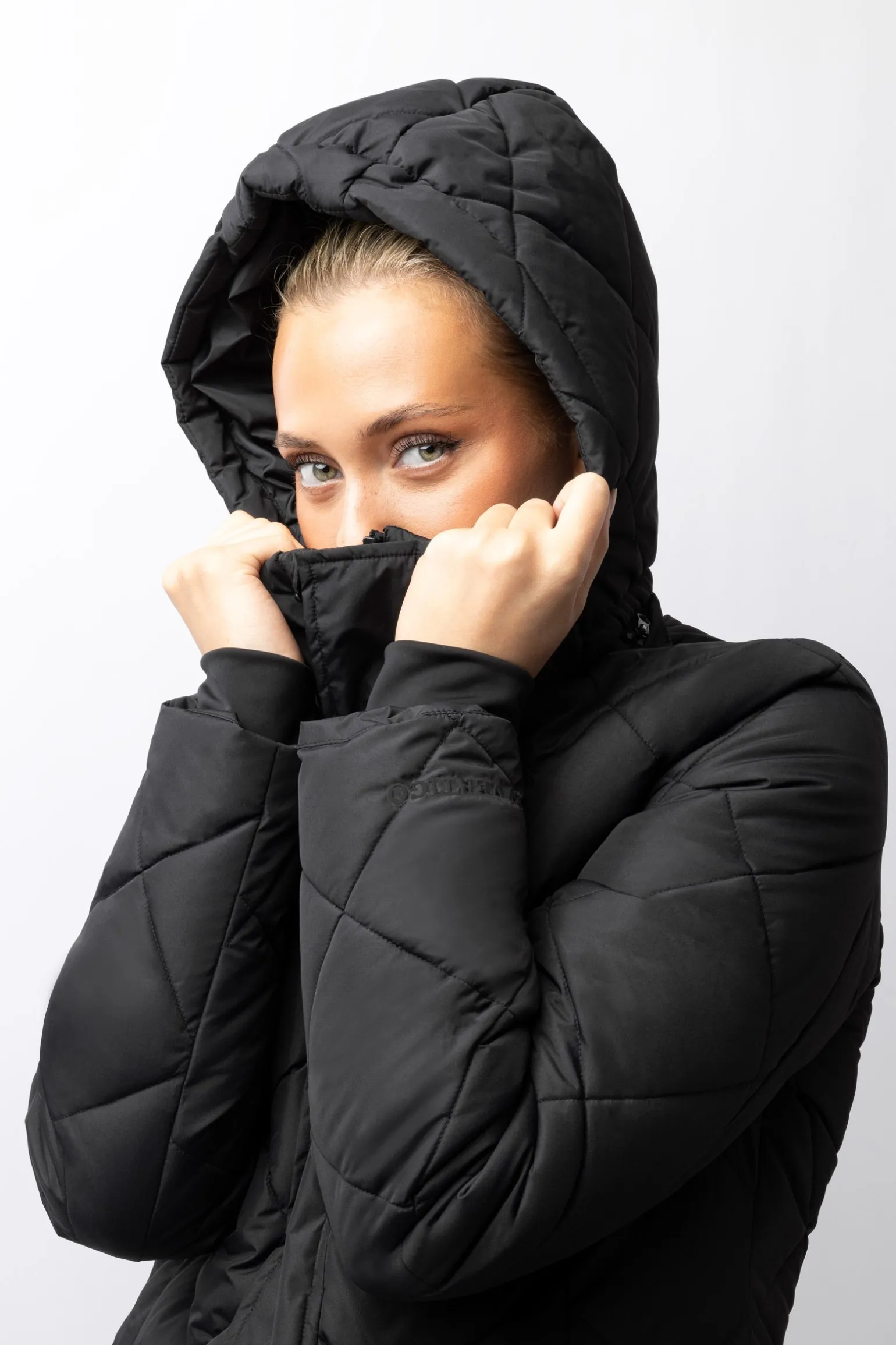 Gem leicht wattierter Damenmantel