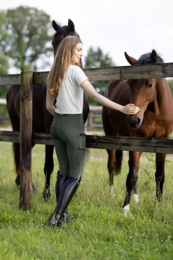 Gillian Damen Reitleggings aus Kompressionsmaterial mit Vollbesatz