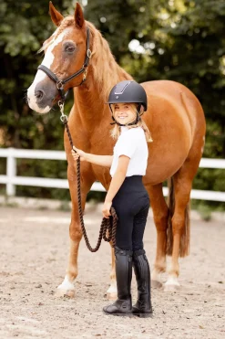 Gillian Kinder Kompressionsreitleggings mit Vollbesatz